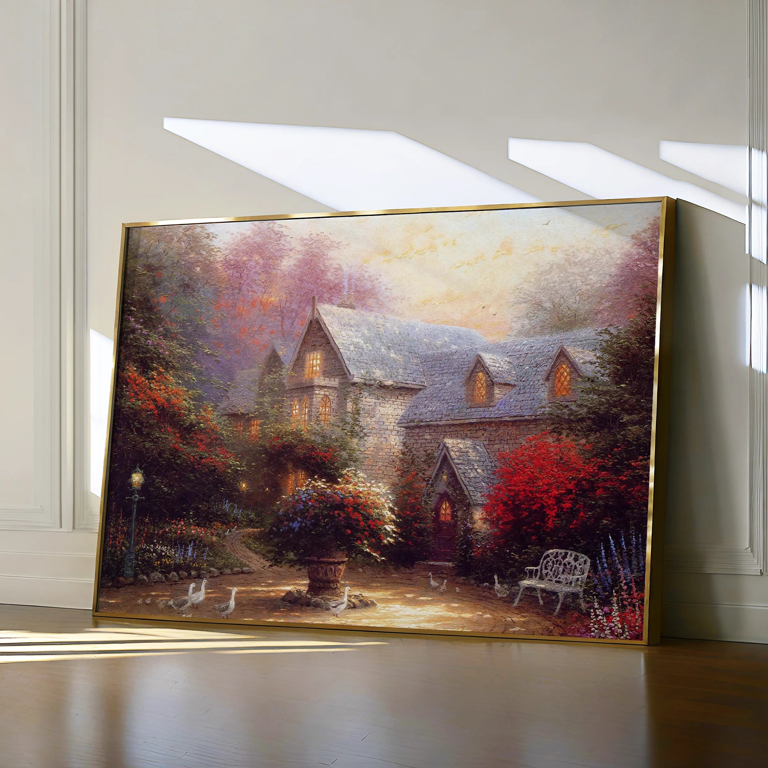 Landscape 065 Canvas Art 18" x 24" / 45 x 60 cm / Black