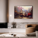 Landscape 065 Canvas Art 18" x 24" / 45 x 60 cm / Black