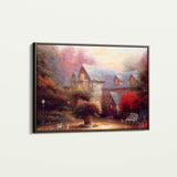 Landscape 065 Canvas Art 18" x 24" / 45 x 60 cm / Black