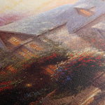 Landscape 065 Canvas Art 18" x 24" / 45 x 60 cm / Black