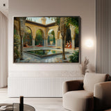 Orientalist 065 Canvas Art 18" x 24" / 45 x 60 cm / Black