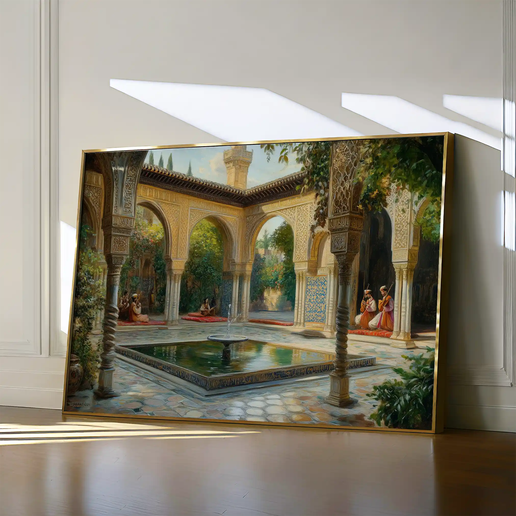 Orientalist 065 Canvas Art 60 x 40 cm / Black