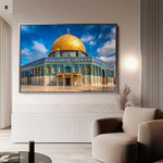 Palestine 065 Canvas Art 60 x 40 cm / Black