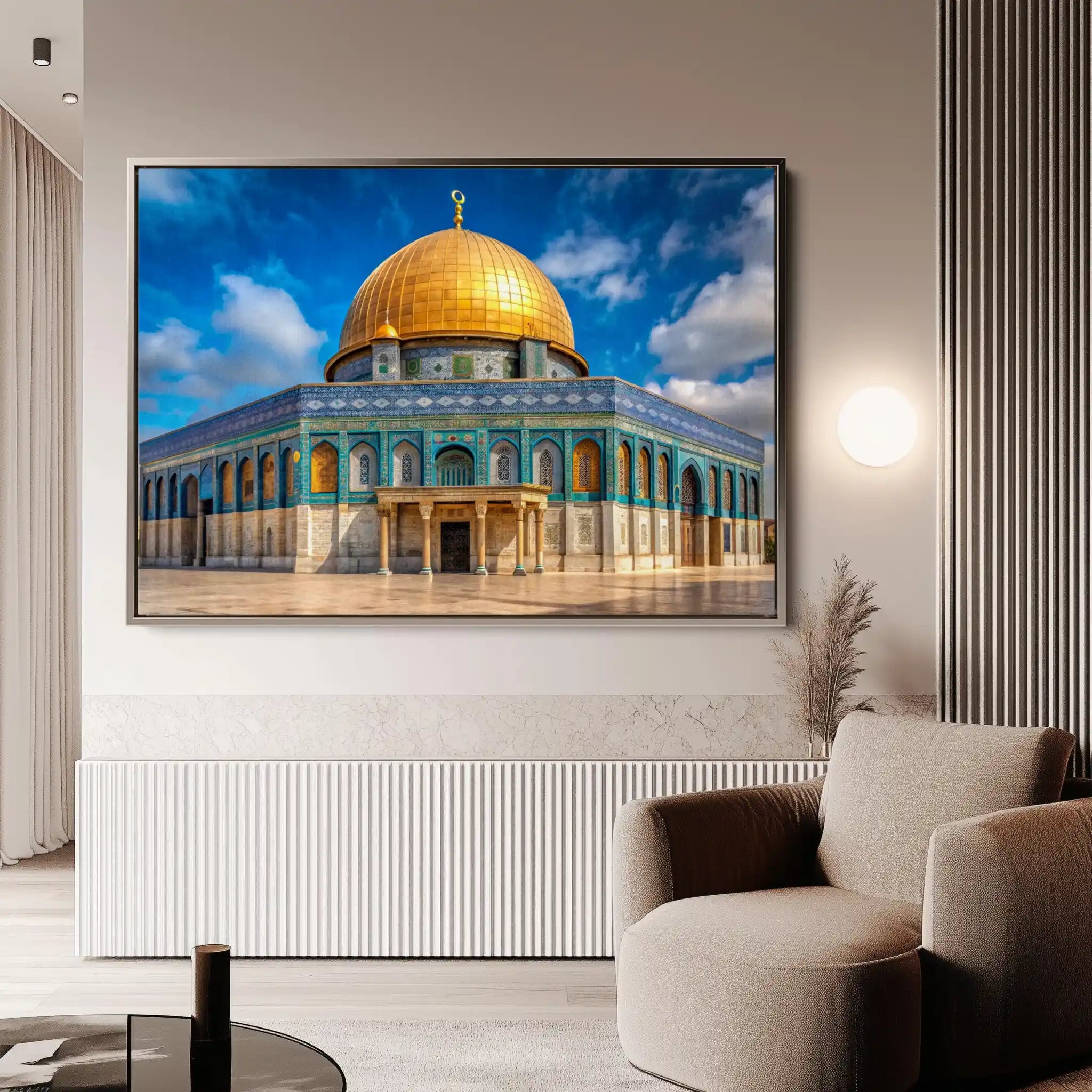 Palestine 065 Canvas Art 60 x 40 cm / Black