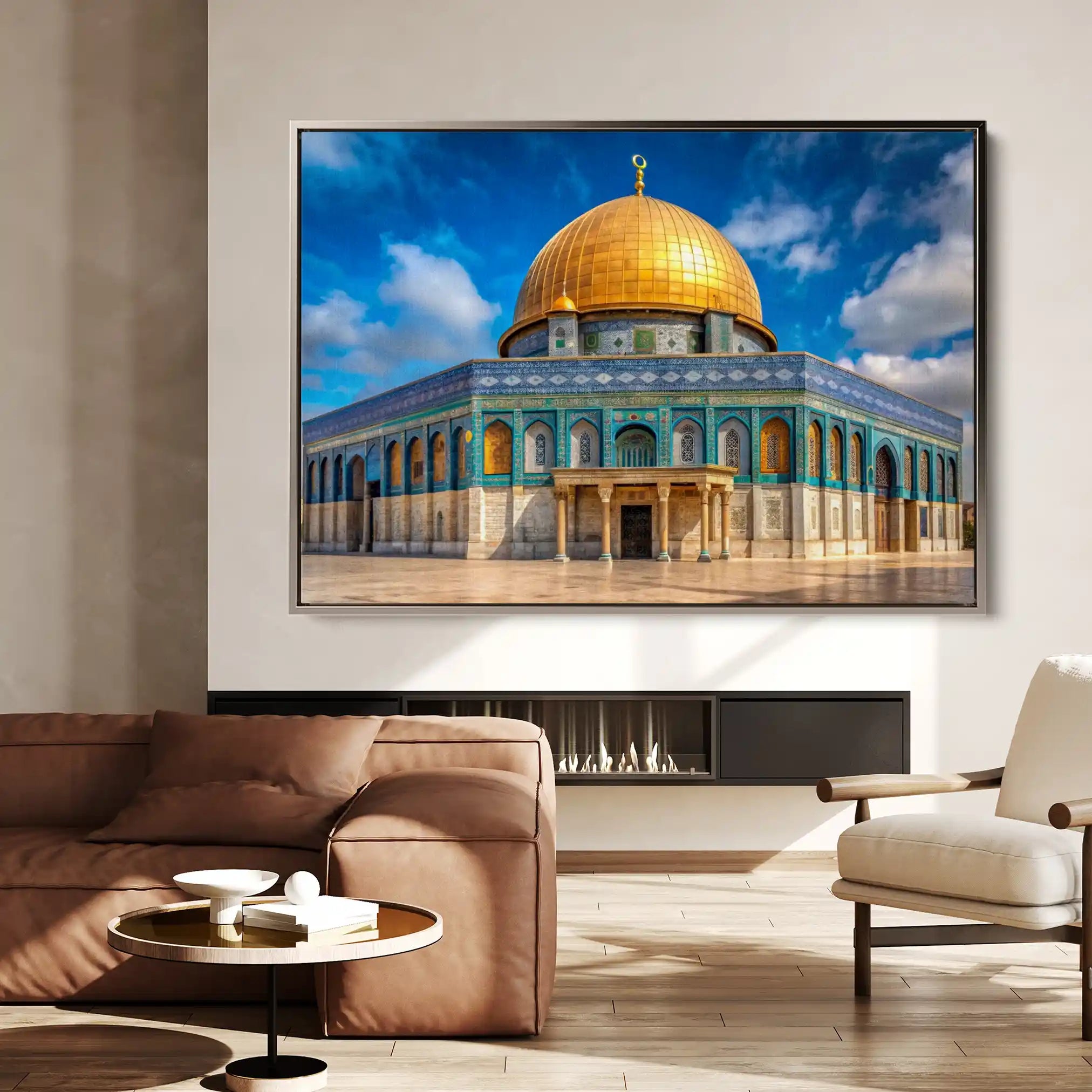 Palestine 065 Canvas Art 60 x 40 cm / Black