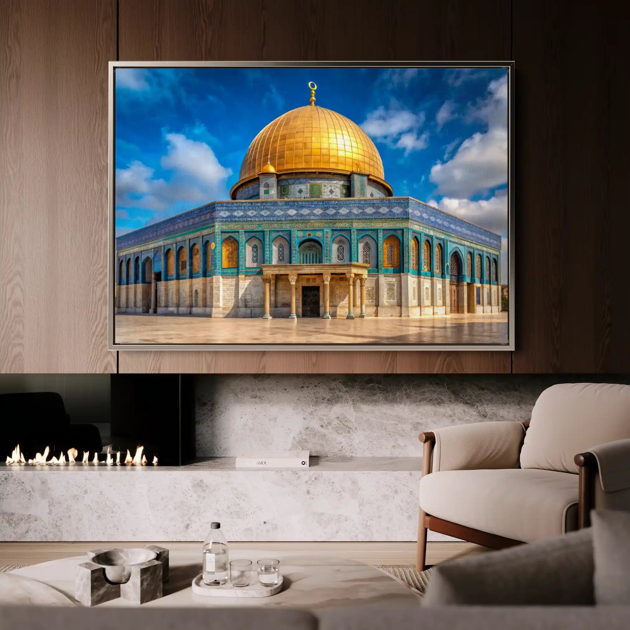 Palestine 065 Canvas Art 60 x 40 cm / Black