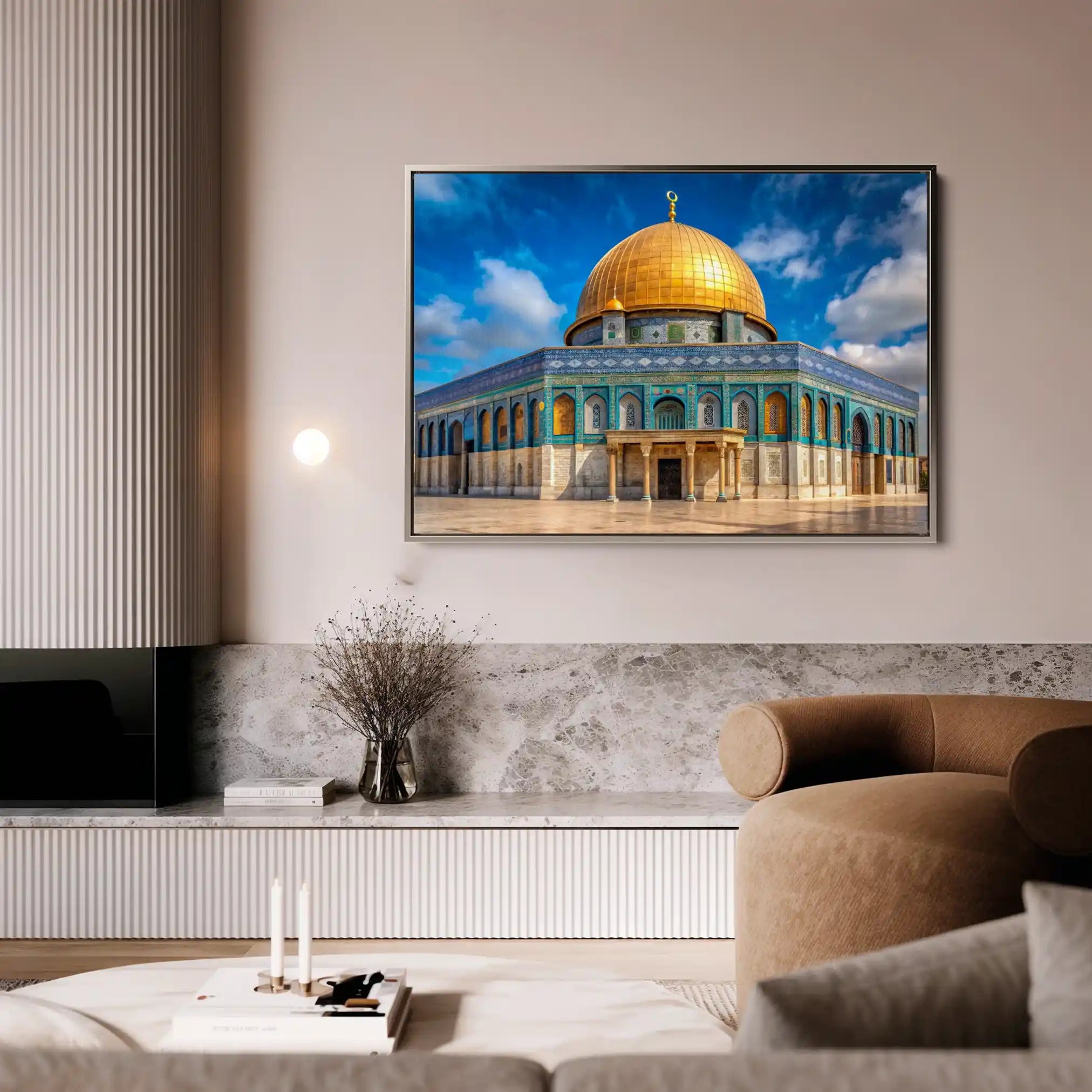 Palestine 065 Canvas Art 60 x 40 cm / Black