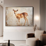 Animals 066 Canvas Art 18" x 24" / 45 x 60 cm / Black