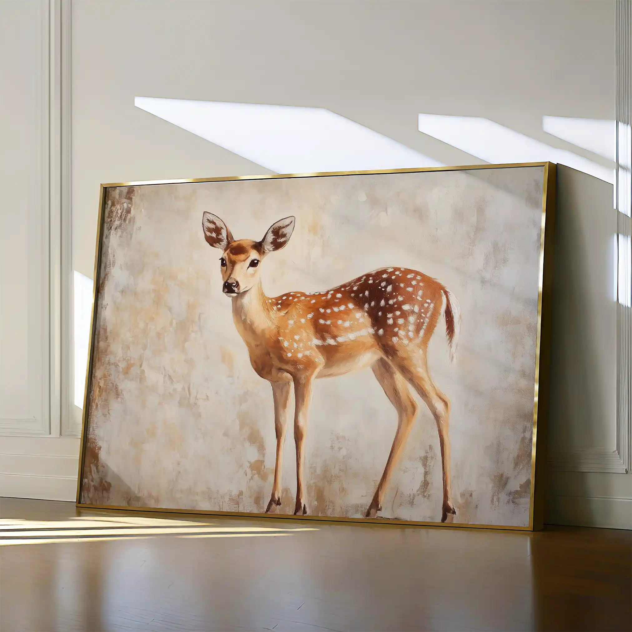 Animals 066 Canvas Art 60 x 40 cm / Black