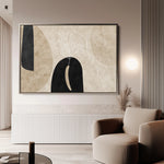Boho 066 Canvas Art 18" x 24" / 45 x 60 cm / Black