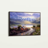 Landscape 066 Canvas Art 18" x 24" / 45 x 60 cm / Black