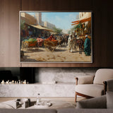 Orientalist 066 Canvas Art 18" x 24" / 45 x 60 cm / Black