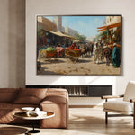 Orientalist 066 Canvas Art 18" x 24" / 45 x 60 cm / Black