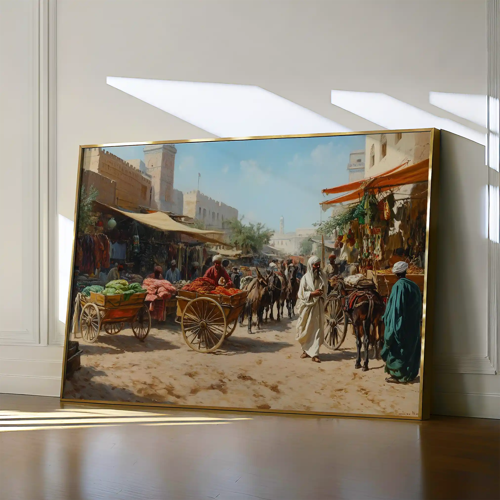 Orientalist 066 Canvas Art 60 x 40 cm / Black