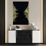 Abstract 067 Canvas Art 18" x 24" / 45 x 60 cm / Black