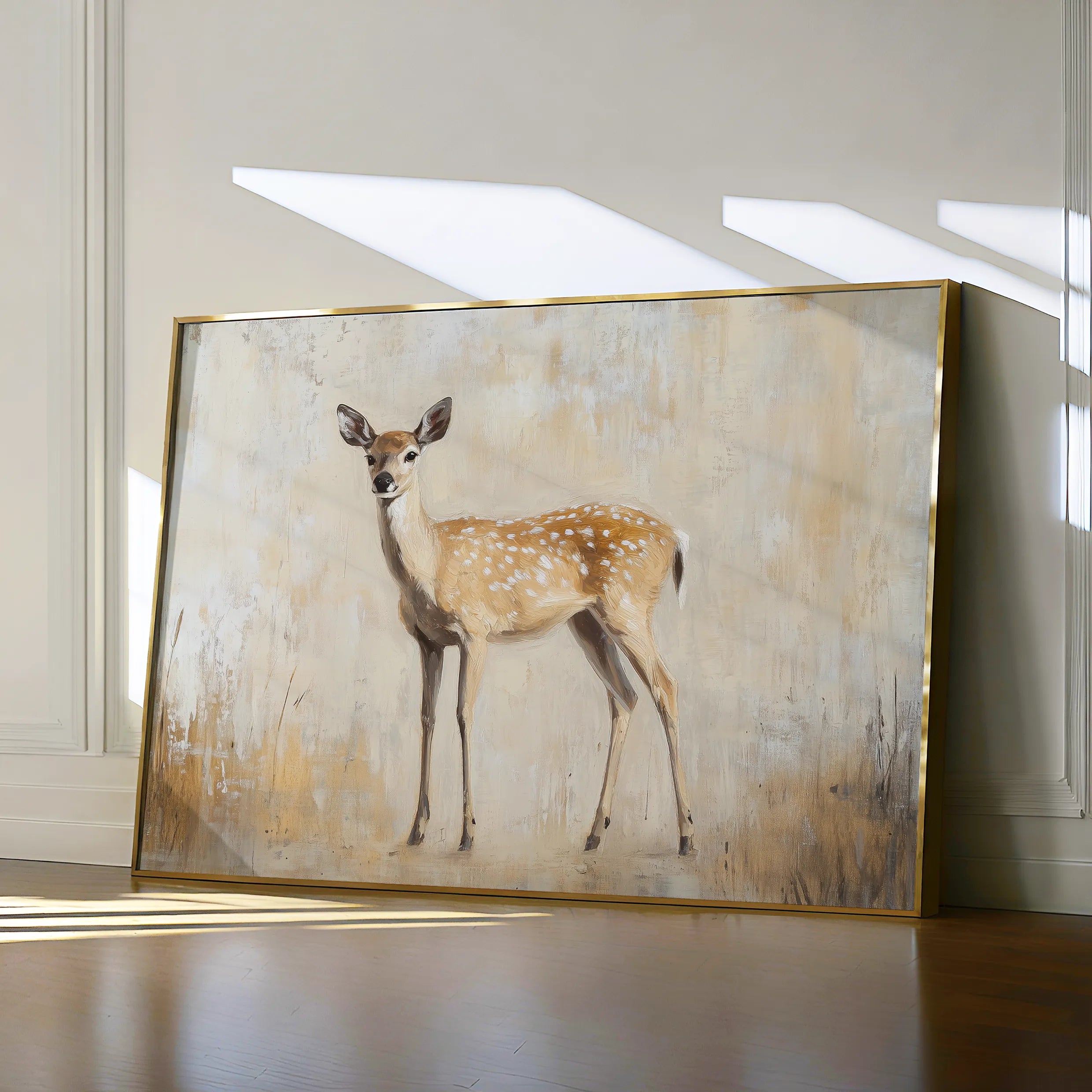 Animals 067 Canvas Art 18" x 24" / 45 x 60 cm / Black