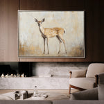 Animals 067 Canvas Art 18" x 24" / 45 x 60 cm / Black