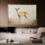 Animals 067 Canvas Art 18" x 24" / 45 x 60 cm / Black