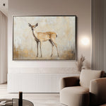 Animals 067 Canvas Art 18" x 24" / 45 x 60 cm / Black