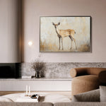 Animals 067 Canvas Art 18" x 24" / 45 x 60 cm / Black