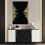 Abstract 067 Canvas Art 60 x 40 cm / Black