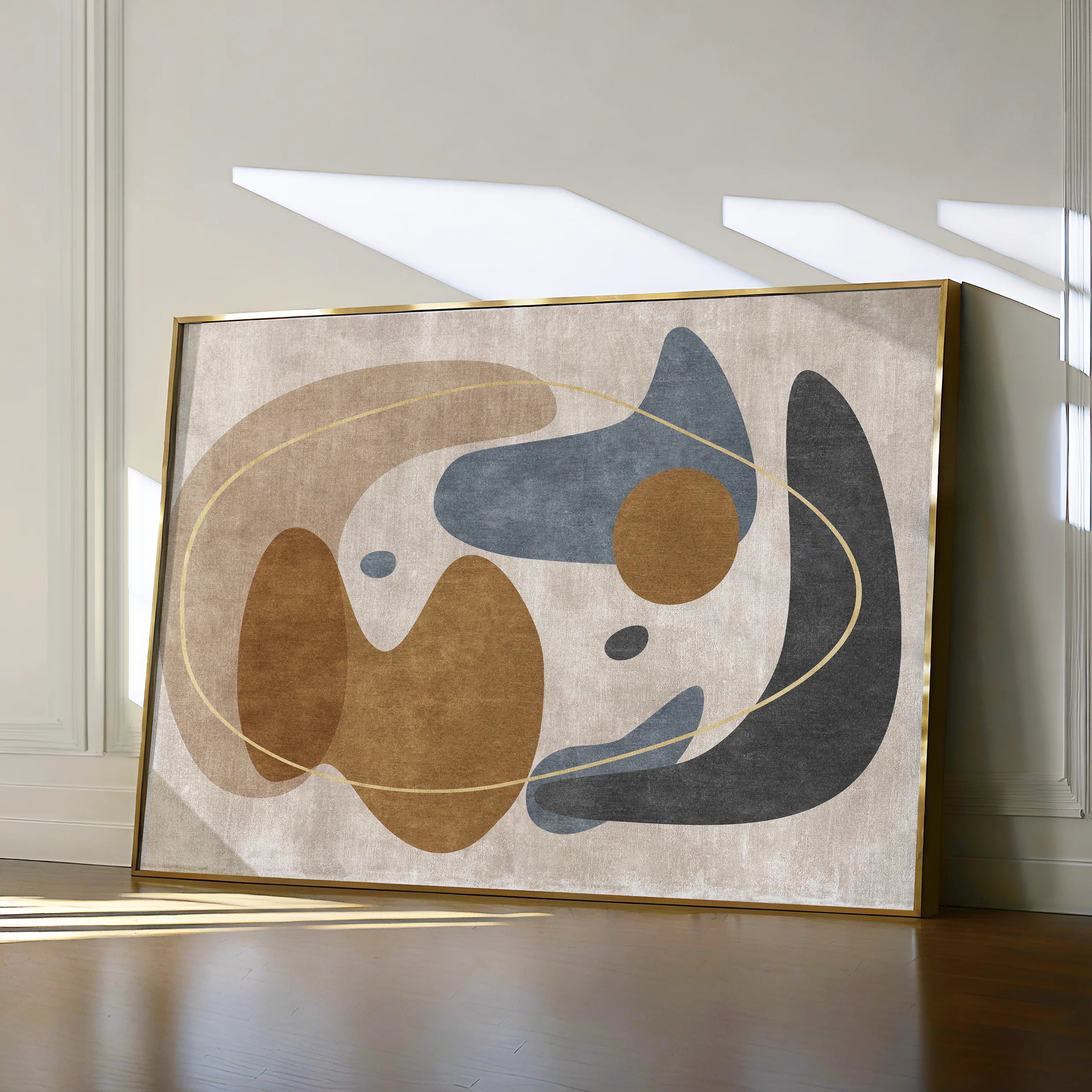 Boho 067 Canvas Art 18" x 24" / 45 x 60 cm / Black