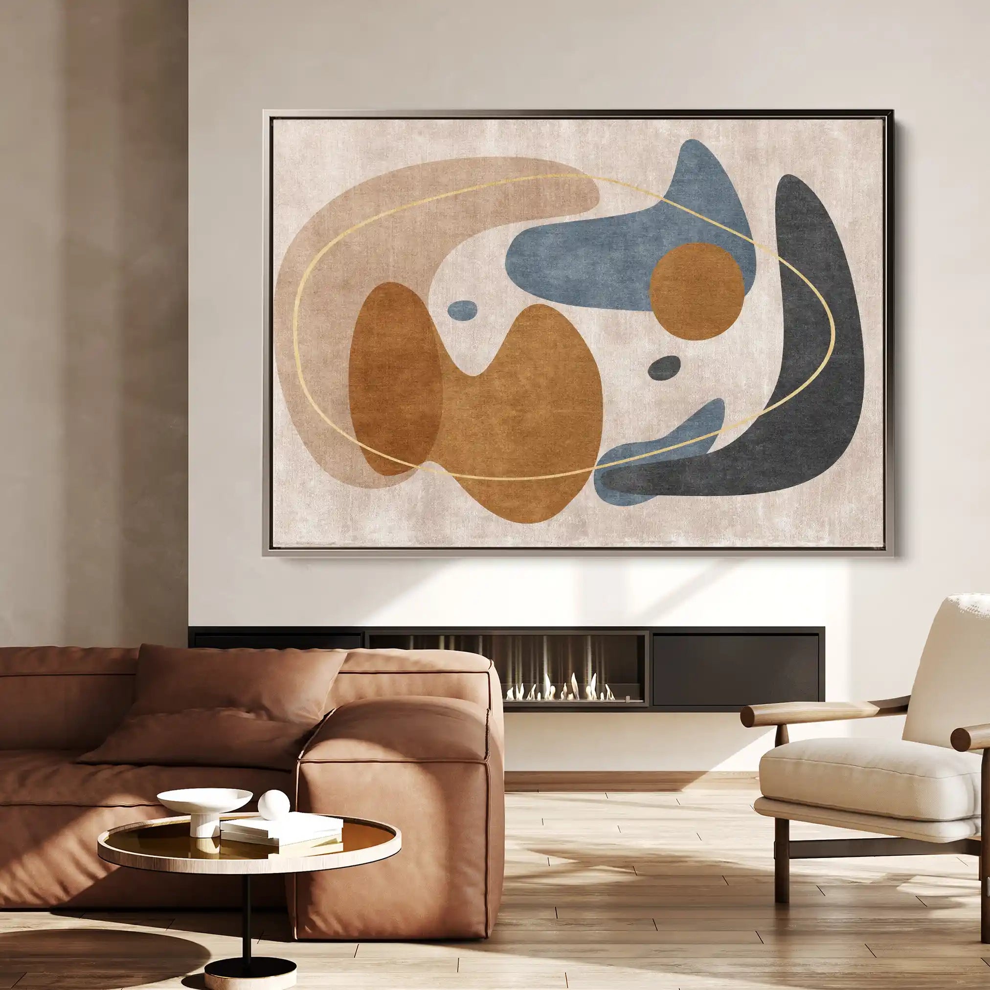 Boho 067 Canvas Art 60 x 40 cm / Black