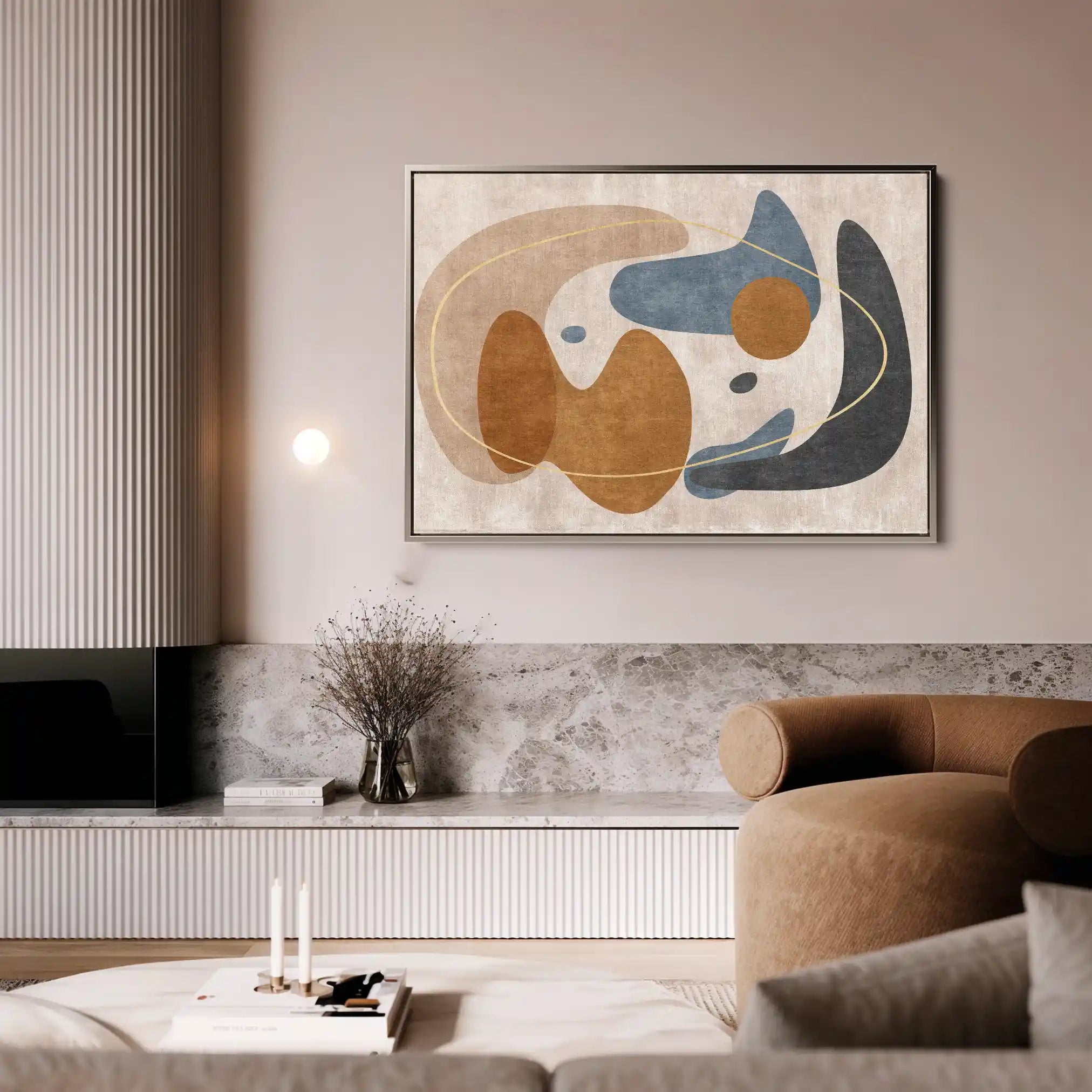 Boho 067 Canvas Art 60 x 40 cm / Black