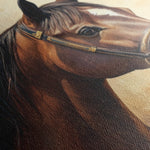Horses 067 Canvas Art 60 x 40 cm / Black