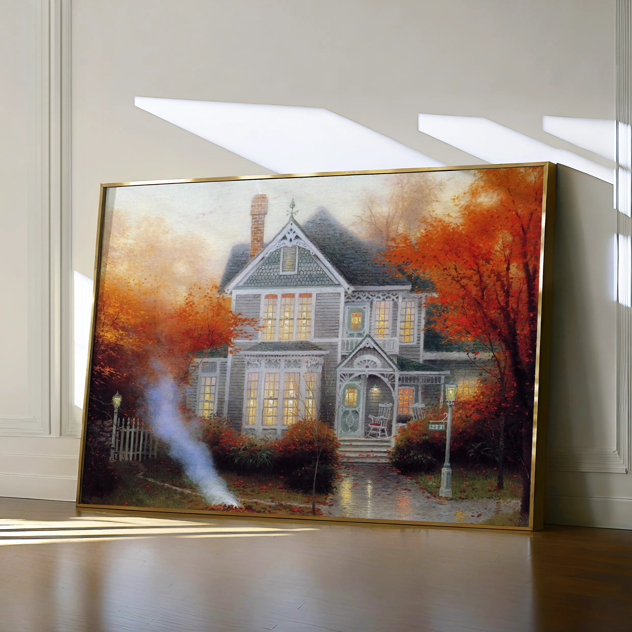 Landscape 067 Canvas Art 18" x 24" / 45 x 60 cm / Black