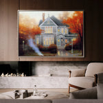 Landscape 067 Canvas Art 18" x 24" / 45 x 60 cm / Black