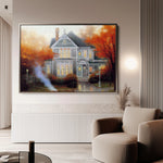 Landscape 067 Canvas Art 18" x 24" / 45 x 60 cm / Black