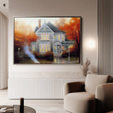 Landscape 067 Canvas Art 18" x 24" / 45 x 60 cm / Black