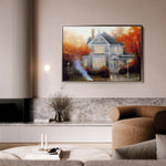 Landscape 067 Canvas Art 18" x 24" / 45 x 60 cm / Black