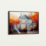 Landscape 067 Canvas Art 18" x 24" / 45 x 60 cm / Black