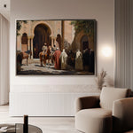 Orientalist 067 Canvas Art 18" x 24" / 45 x 60 cm / Black