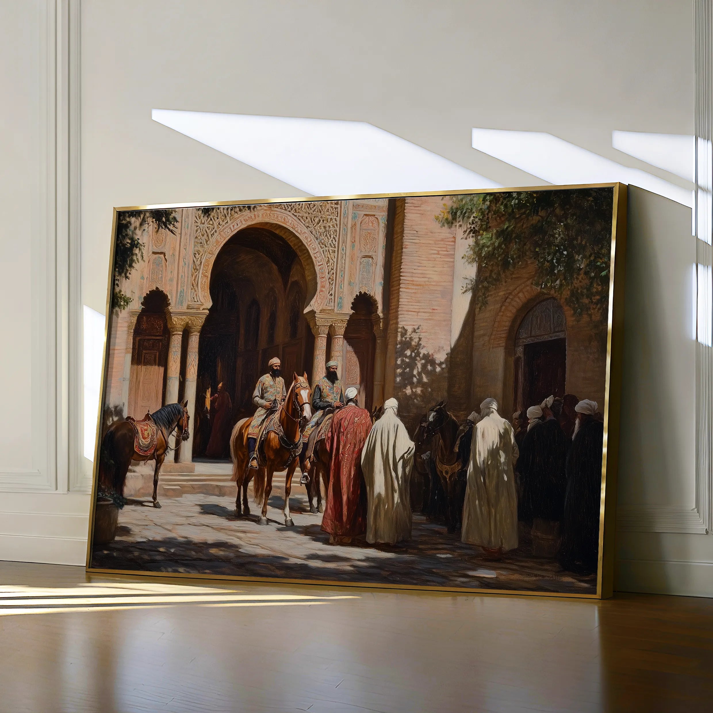 Orientalist 067 Canvas Art 18" x 24" / 45 x 60 cm / Black