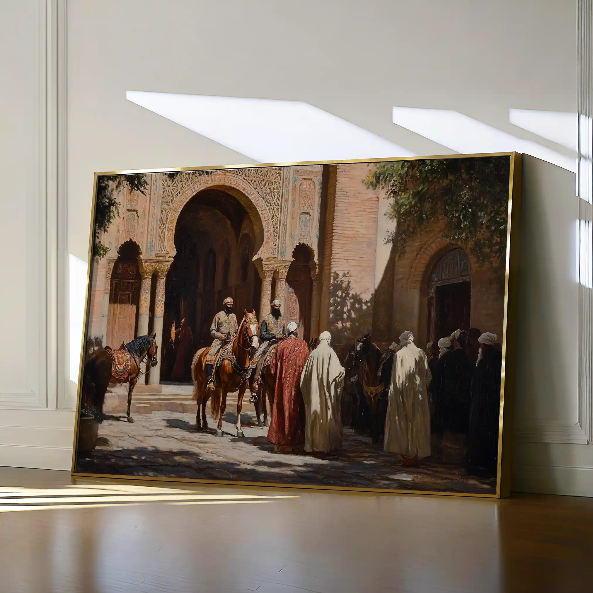 Orientalist 067 Canvas Art 60 x 40 cm / Black