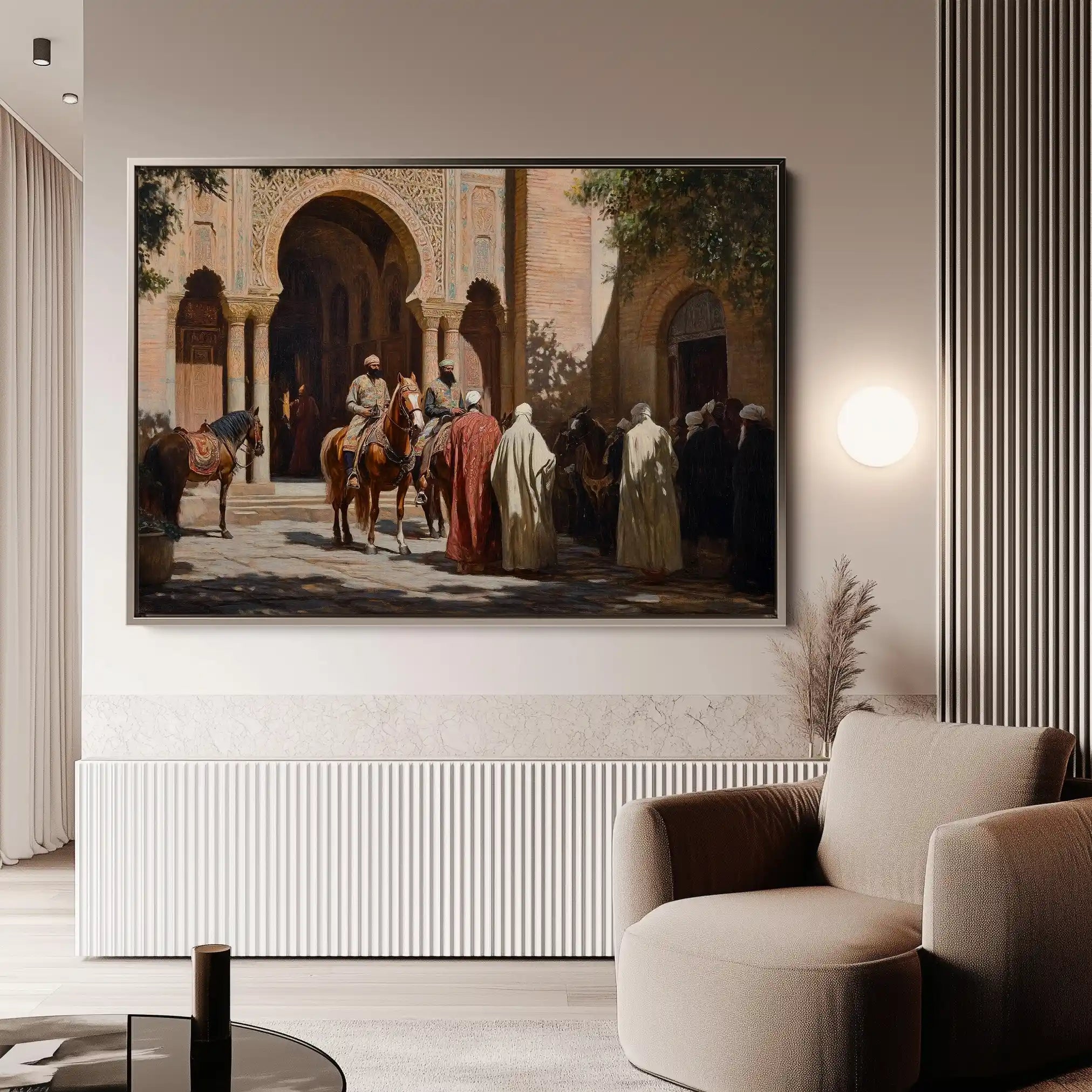 Orientalist 067 Canvas Art 60 x 40 cm / Black