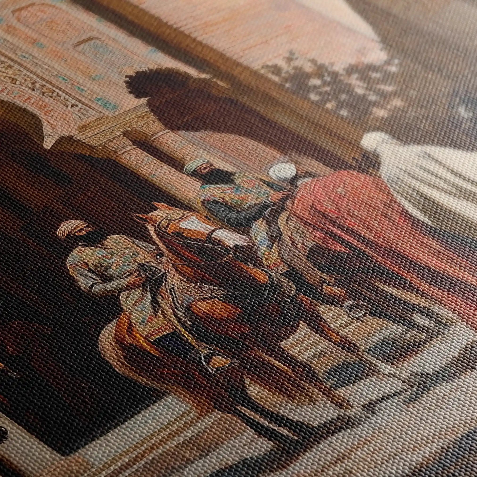Orientalist 067 Canvas Art 60 x 40 cm / Black