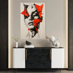 Portrait 067 Canvas Art 18" x 24" / 45 x 60 cm / Black