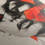 Portrait 067 Canvas Art 18" x 24" / 45 x 60 cm / Black