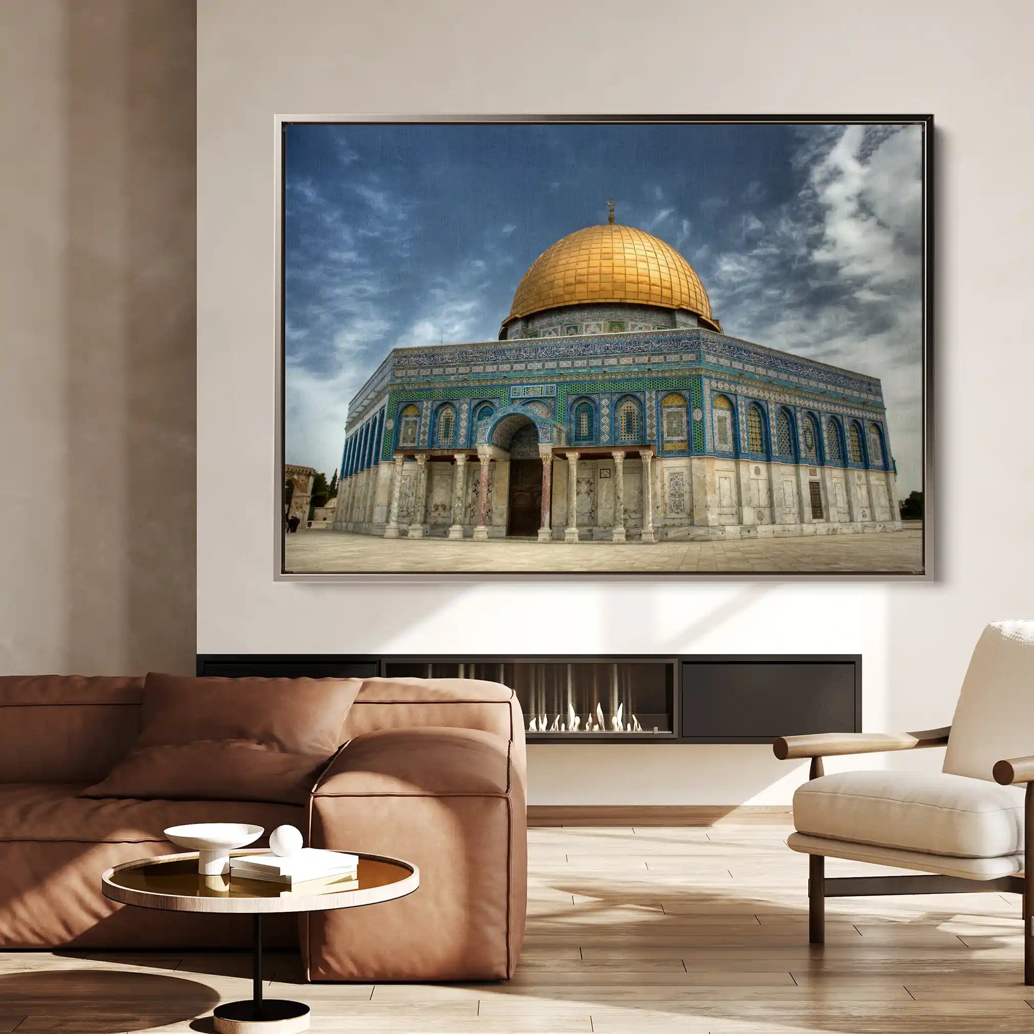 Palestine 067 Canvas Art 60 x 40 cm / Black