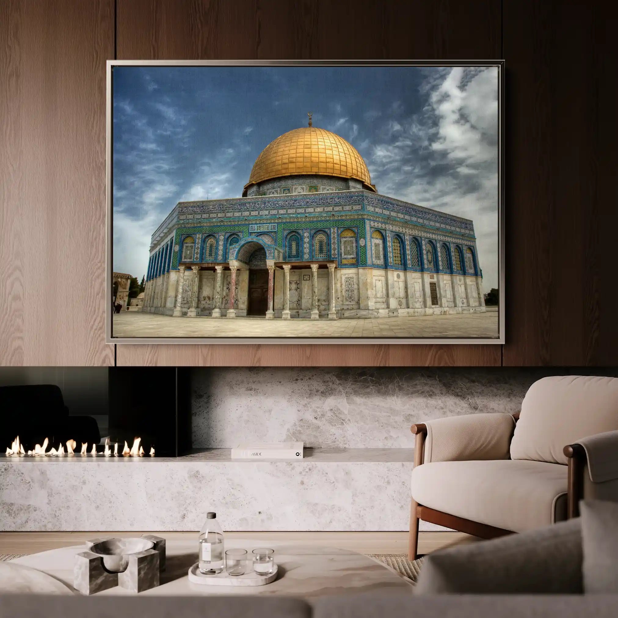 Palestine 067 Canvas Art 60 x 40 cm / Black