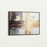 Abstract 068 Canvas Art 18" x 24" / 45 x 60 cm / Black