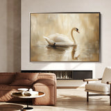 Animals 068 Canvas Art 18" x 24" / 45 x 60 cm / Black