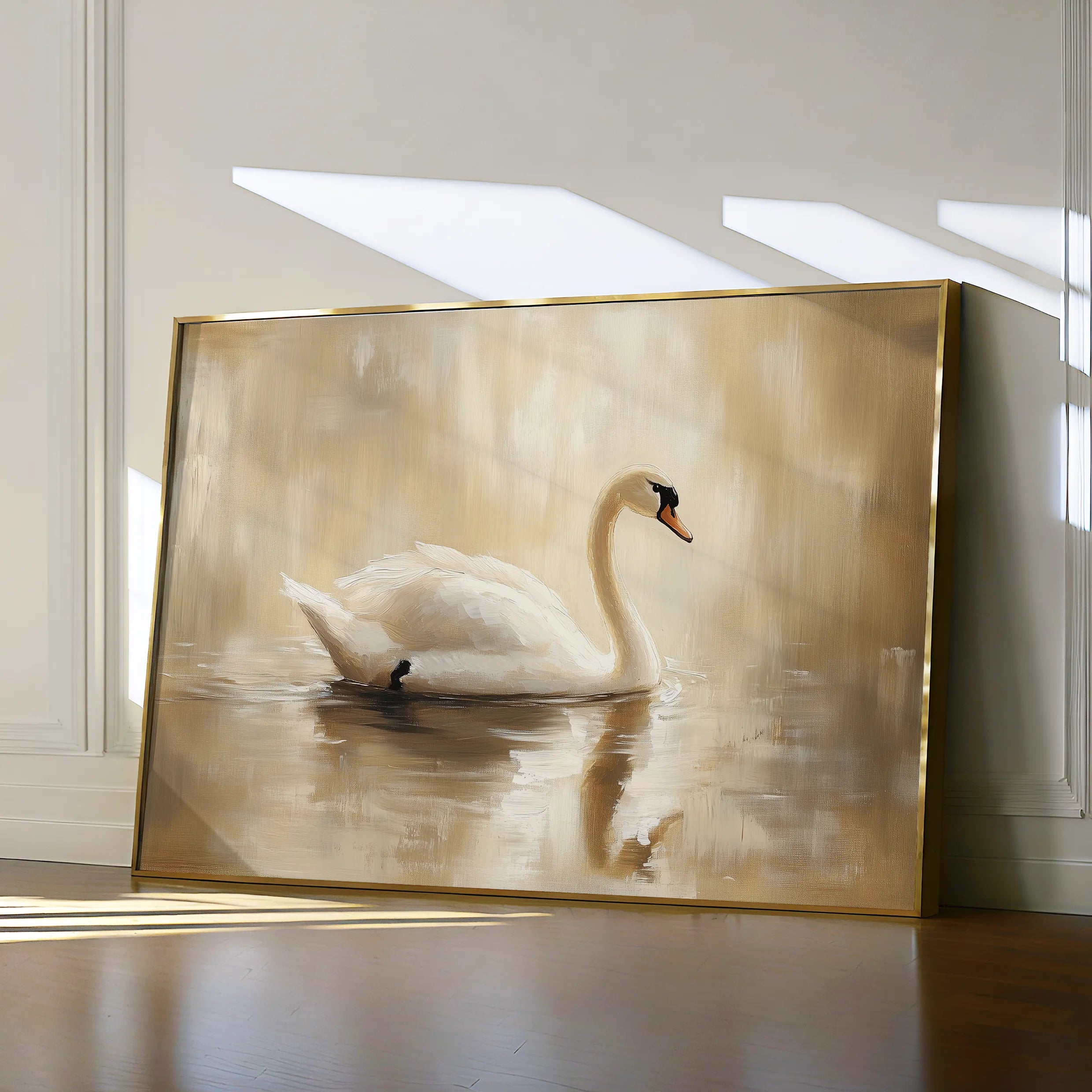 Animals 068 Canvas Art 18" x 24" / 45 x 60 cm / Black