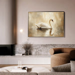 Animals 068 Canvas Art 18" x 24" / 45 x 60 cm / Black