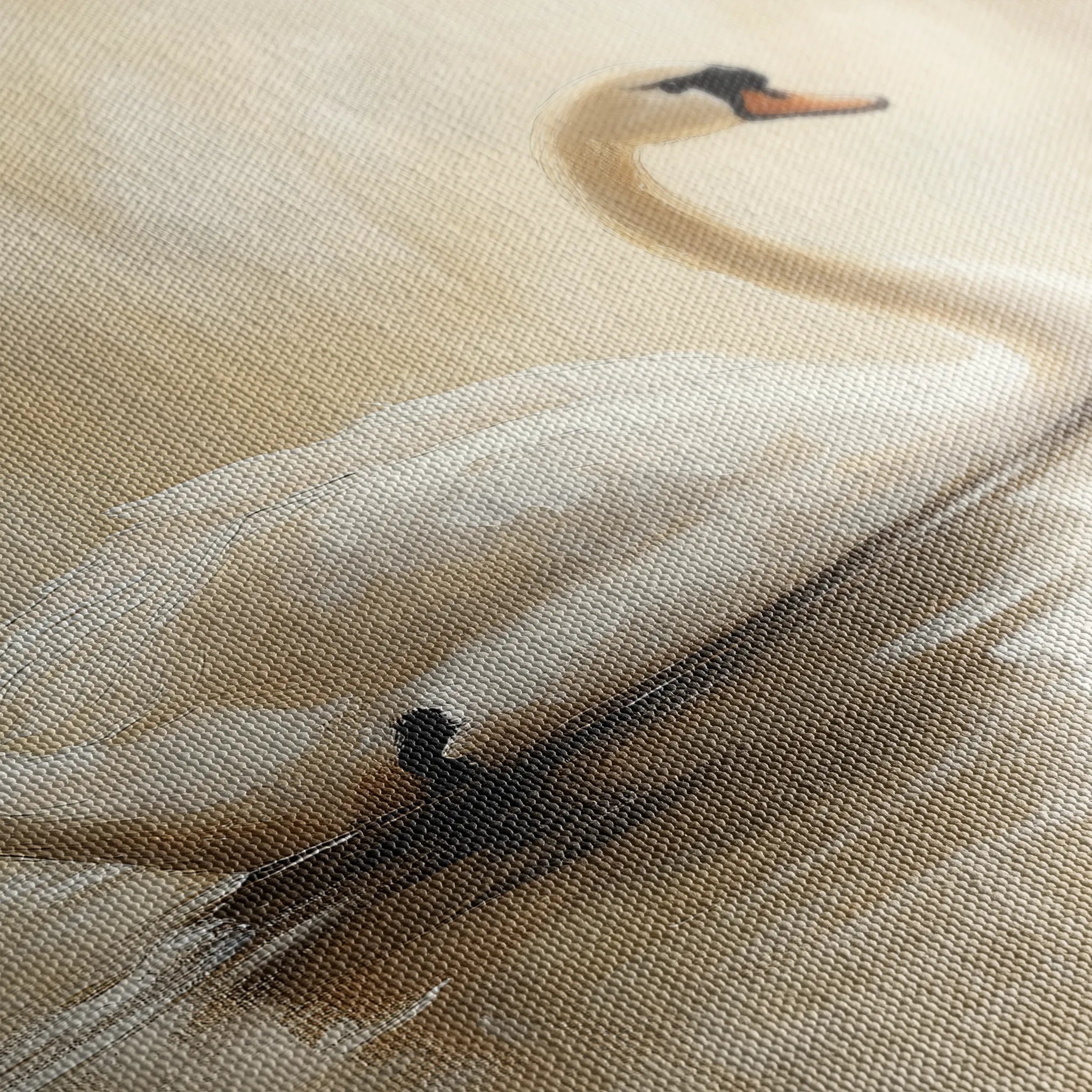 Animals 068 Canvas Art 18" x 24" / 45 x 60 cm / Black