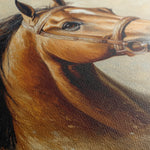 Horses 068 Canvas Art 18" x 24" / 45 x 60 cm / Black